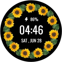 Elegant Sunflower Bloom Watch