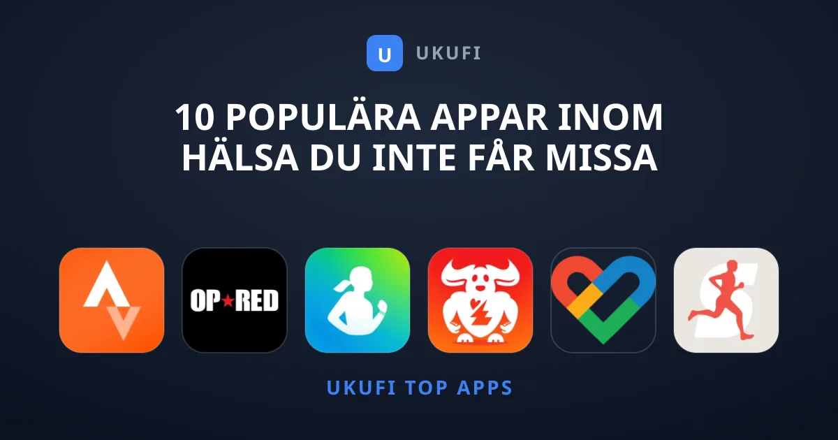 10 Populära Appar Inom Hälsa Du Inte Får Missa